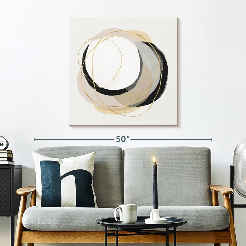 Avery Ring Of Gold I, 30" H x 30" W