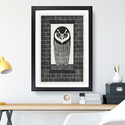 Owl by Samuel De Mesquita - Framed Print