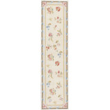 Hand-Knotted High-Quality Beige and Gold Runner