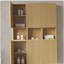 Armoire murale de salle de bain de 41 po, composée de 6 armoires avec portes, pouvant être utilisée individuellement ou en combinaison, convenant à la salle de bain, au salon et à la buanderie, couleur grain de bois de chêne Corolla