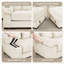 Canapé modulaire profond 4 pièces 167,6 "avec coussins et accoudoirs rembourrés en velours côtelé 167,6"-1466781742