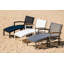 Tribeca Aluminum Sling Ottoman-370303392