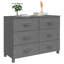 Berning Solid Wood 113cm W 6 - Drawer Chest of Drawers-317857177