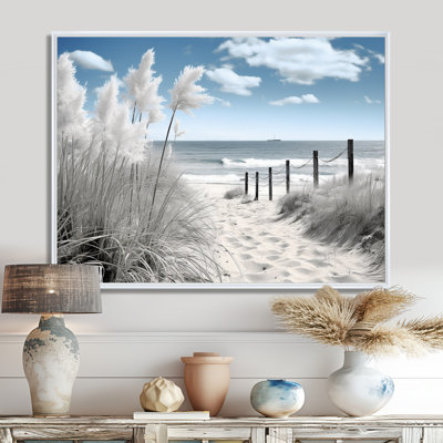 Beach Seascape Dreams Path II - Coastal Beach Wall Art For Living Room