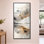«White Gold Armiead I - Lake», reproduction d'art encadrée sur toile