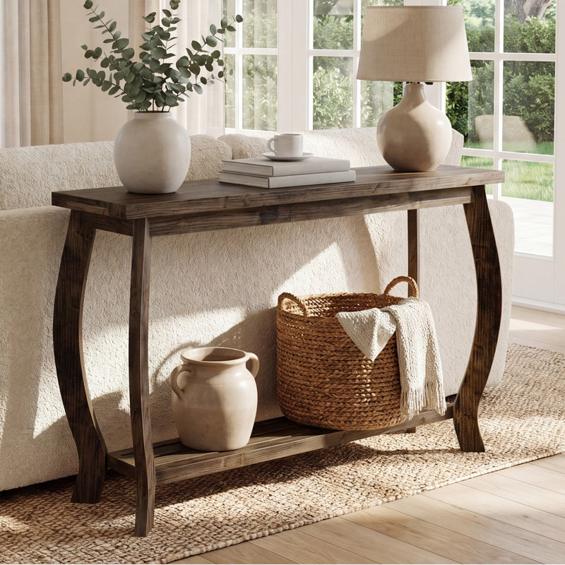 105cm Solid Wood Console Table