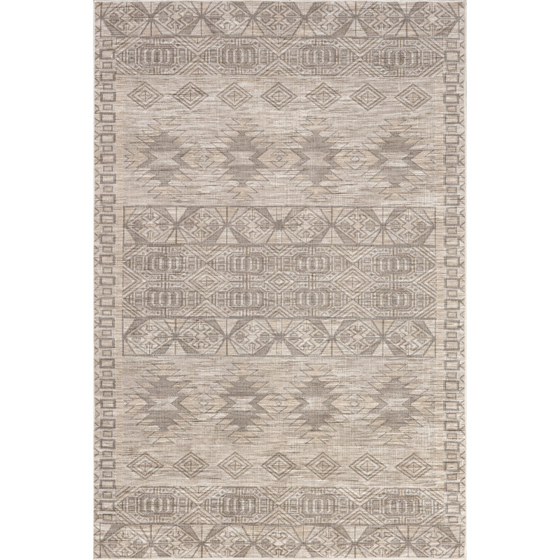 Riya SpinClean Geometric Machine Washable Area Rug, Runner 2'8" x 8'