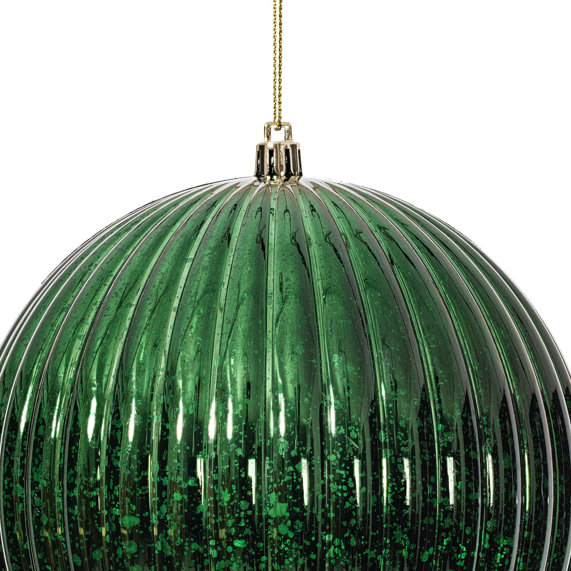 Chistmas Ball Ornament Set of 4, Midnight Green