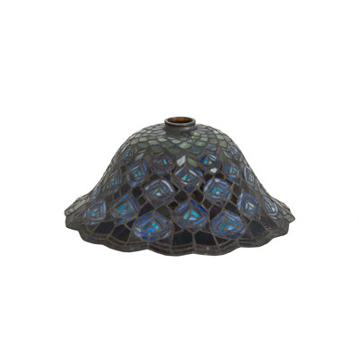 Tiffany Peacock Feather Lamp Shade