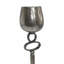 Porte-bougie décorative en métal martelé 25 po