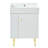 21.6" White Bathroom Vanity
