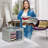 Sorbus Large Storage Box 2-Compartment Foldable with Window & Handles 2 Pack-396946677