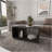 Gu Oidak Coffee Table With Open Storage And Caster Wheels, Wengue