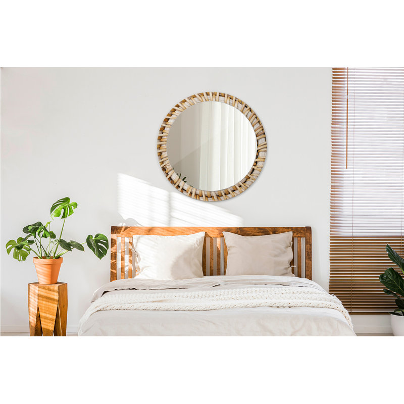 Huldar Glass Flat Wall Mirror