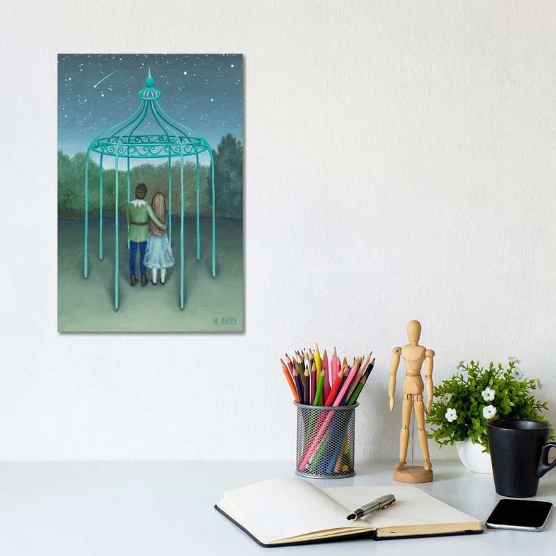 Shooting Star 1 Piece Wall Art on Canvas, 30.48 cm H x 20.32 cm W  x  1.905 cm D, Does Not Apply