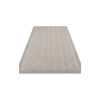 Premium Flatweave Carpet, 2.6 x 4.9 ft, Soft Grey, 100% Cotton | No Pile, 1.05 lbs/sq ft | Machine Washable, Easy Care, Vacuum Friendly | Perfect for Living Room, Bedroom, and High-Traffic Areas