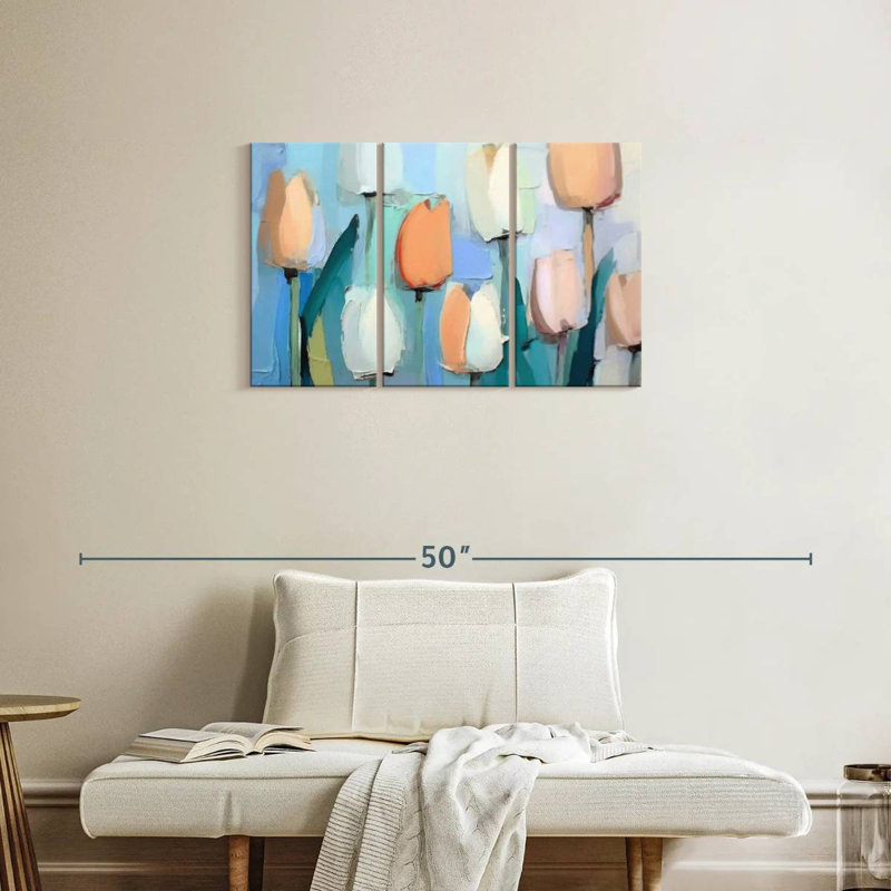 Tulipes Harnek pastel III, H 20 po x l 33 po