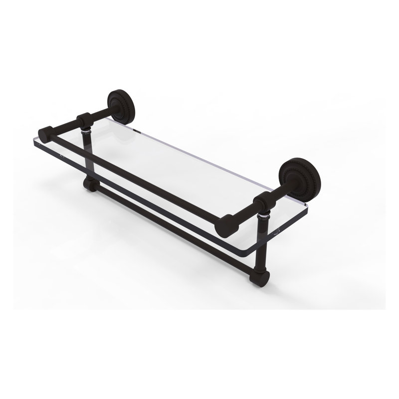 Marchmont Bracket Shelf with Towel Bar, Oil Rubbed Bronze