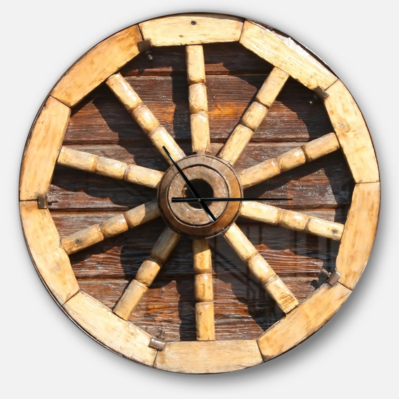 Horloge murale Swigart Farmhouse Designart, Surdimensionné
