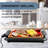 OVENTE Electric Indoor Grill with 15x10 Inch Non-Stick Cooking Surface, 1200W Fast Heat Up Power, Adjustable Temperature, Removable and Dishwasher Safe Grilling Plate and Drip Tray, Copper GD1510NLCO-66390240