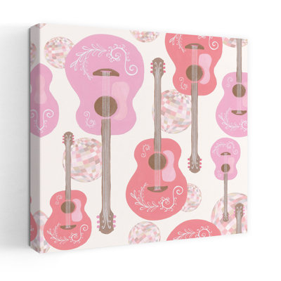 Motif contemporain de cow-boy disco Ixc avec art disco corail