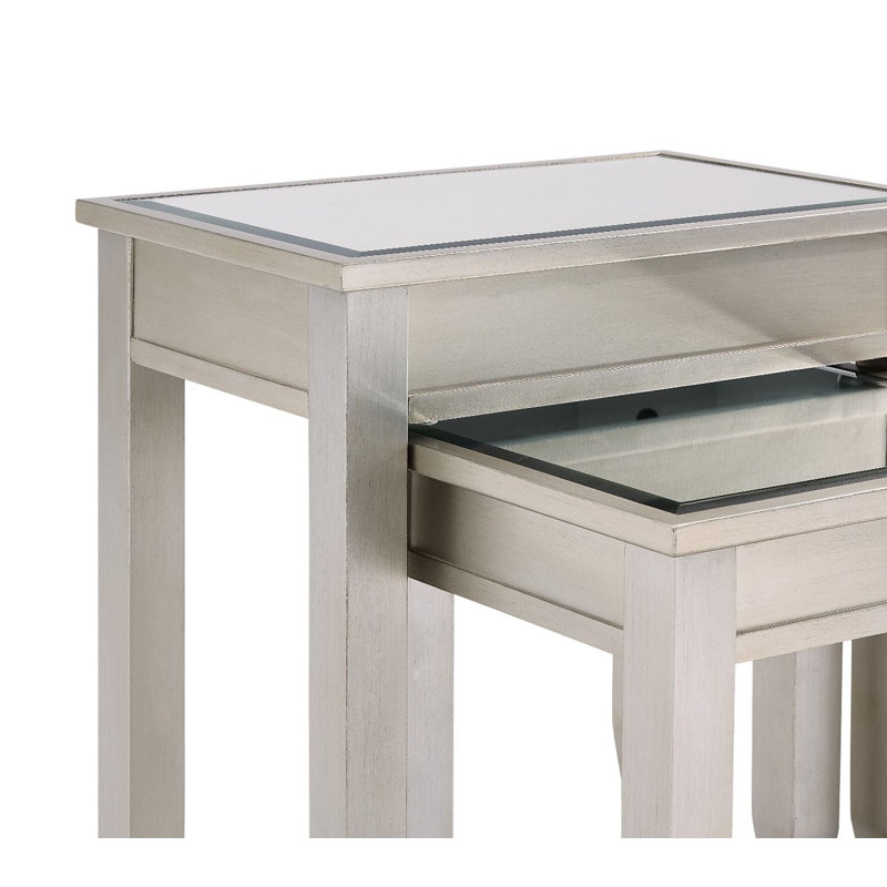 Christopher Glass Top Nesting Tables