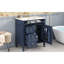Meuble-lavabo de 30 po avec lavabo supérieur, meuble-lavabo moderne avec 2 tiroirs et tiroir escamotable, meuble-lavabo simple-1845869711