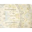 Tapis rond Oushak oriental fait à la main M10