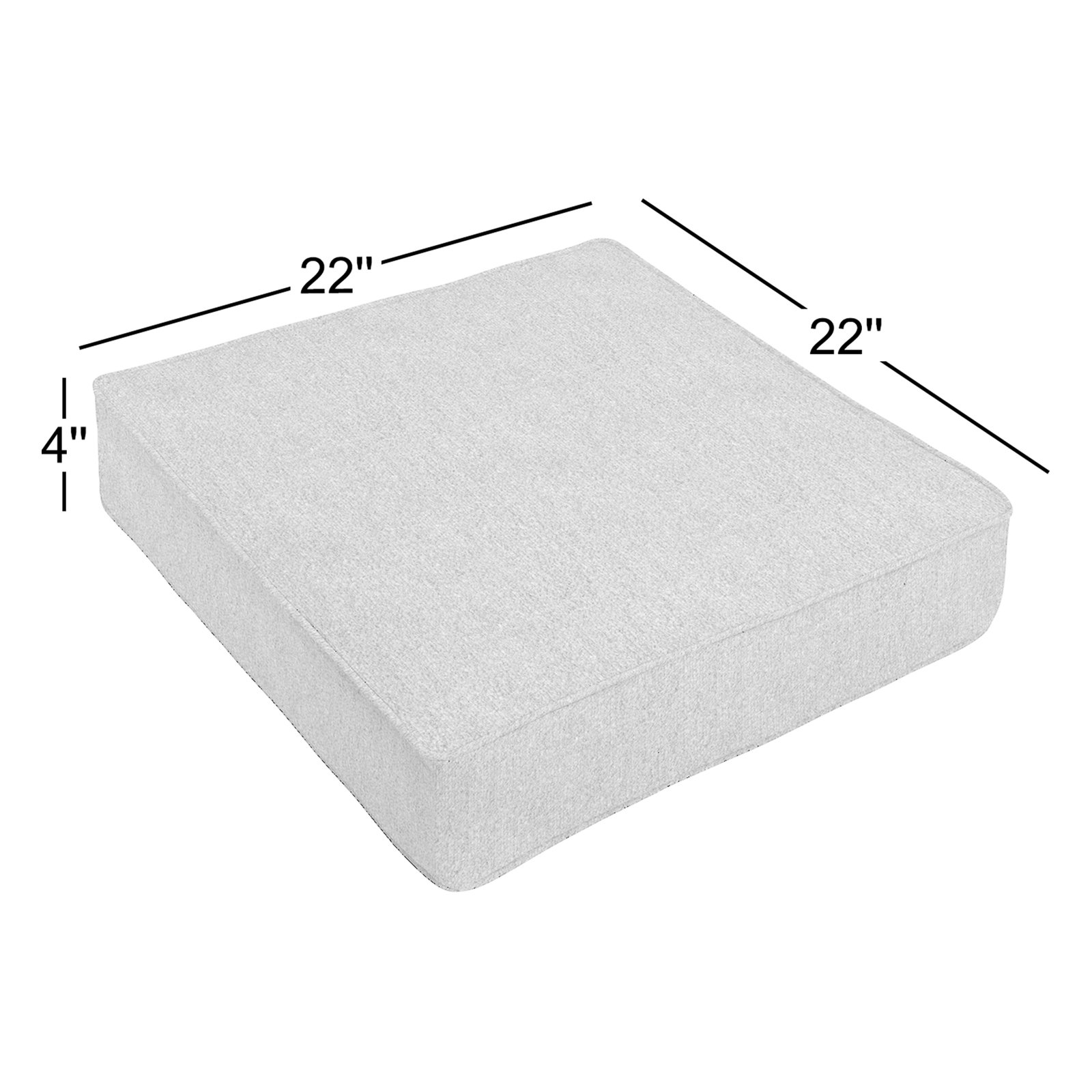 Sunbrella® Seat Cushion, Improve Indigo Sunbrella®