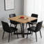 Bureau d'ordinateur carré, table de salle à manger, petite table de conférence-142925792