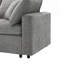 Ensemble de canapé-lit modulaire moderne, ensemble de canapé modulaire 6 places avec repose-pieds, canapé-lit convertible en forme de U-40892476