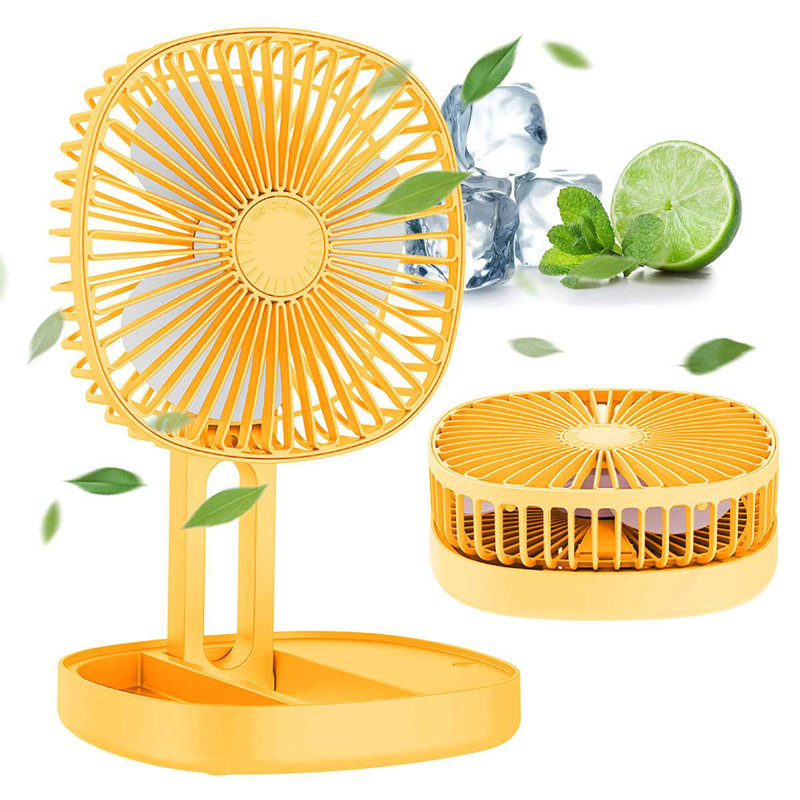 Ventilateur personnel 10,6 po Deago, Jaune