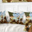 Tropical Tropical Rocky Beach Panorama - coussin à imprimé paysage-1053556839-1053556832