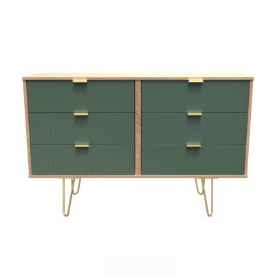 Beranda 6 Drawer Wide Chest (Ready Assembled)