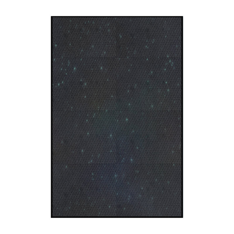 Tapis bleu marine / vert Bowdon, Rectangle 5 pi x 7 pi