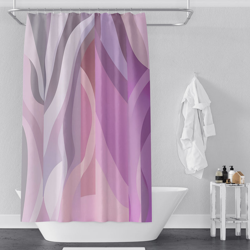 Codan Abstract Shower Curtain, 93" H x 70" W