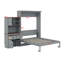 Lit escamotable avec armoire de rangement Murphy-924988765