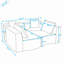 Canapé modulaire rembourré modulaire, canapé à assise profonde avec emballage sous vide comprimé, sièges de salon à combinaison libre-153715110