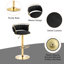 Tabouret de bar pivotant avec dossier Ginko-879315310-882844517