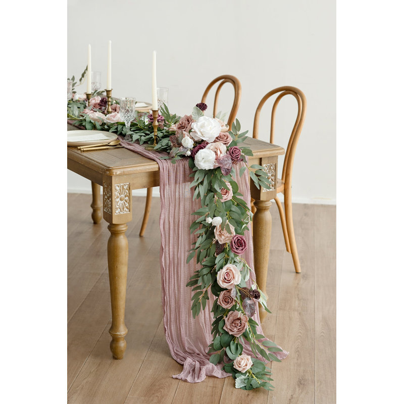 Guirlande Ling's Moment, Rose cendré et mauve