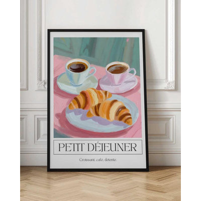Petit déjeuner - French Café Breakfast, reproduction d'art