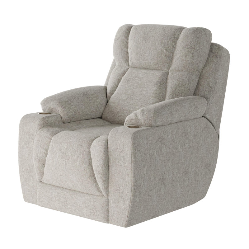 Fauteuil inclinable près du mur pour homme, Tanné, Chenille