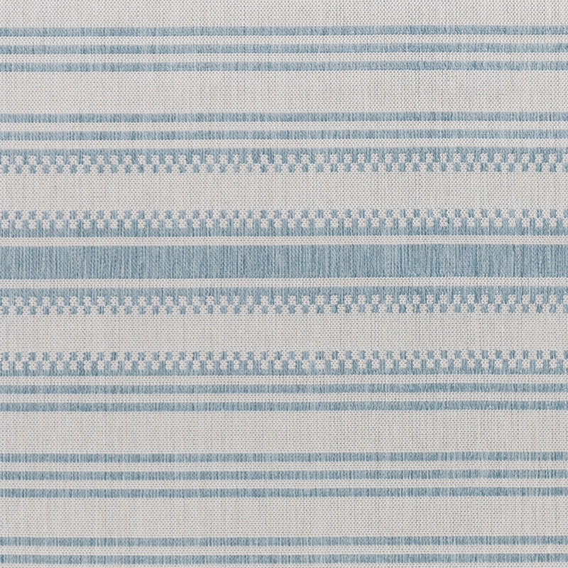 Tapis intérieur / extérieur en polypropylène tissé à la machine Anelis, Tapis de couloir 2 pi 7 po x 7 pi 3 po