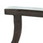 Chaises de salle à manger d'extérieur modernes en aluminium avec coussins d'eau gris foncé et argent, légères, 24,83 de large, assemblage inclus, structure stable, rouille, conception élégante, cadre, requis,