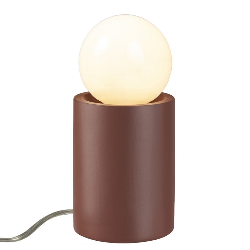 Lampe de table Rachid, H 11,5 po x l 5,5 po x P 5,5 po, Argile Canyon