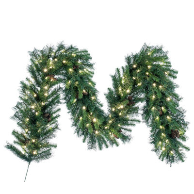 Nauman 600'' in. Lighted Faux Mixed Assortment Garland
