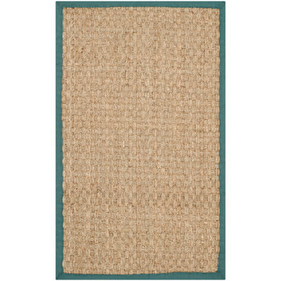 Auckland Natural/Light Blue Rug