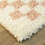 Neamiah Chequered Shag Area Rug-1572386147
