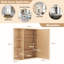 65mm W 64mm H Wall Mounted Required Framed Medicine Cabinet Mirror