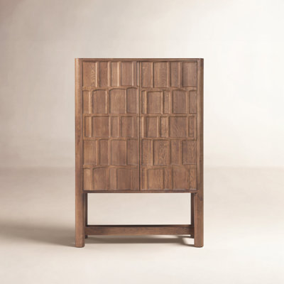 Junie Solid Wood Storage Cabinet